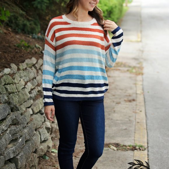 Multi striped knit sweater - Picture 5 of 5